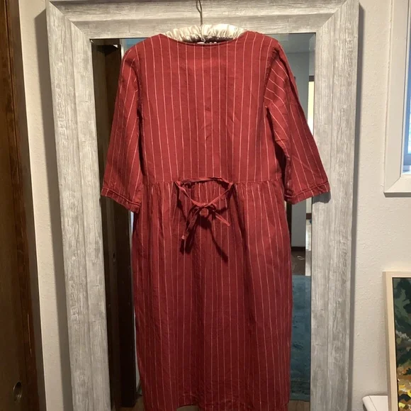 Pyne & Smith No. 12 dress in Rhubarb Stripe M - Picture 2 of 4